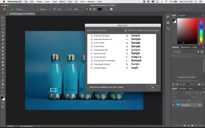 Improve Font Match and Design PHOTOSHOP