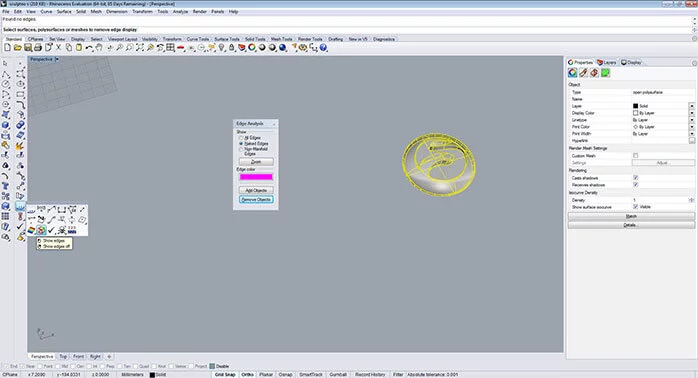 Edge analysis for naked edges